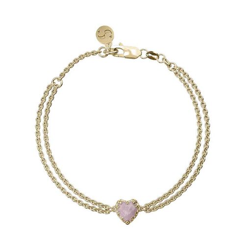 Stolen Girlfriends Club Love Claw Bracelet Rose Quartz